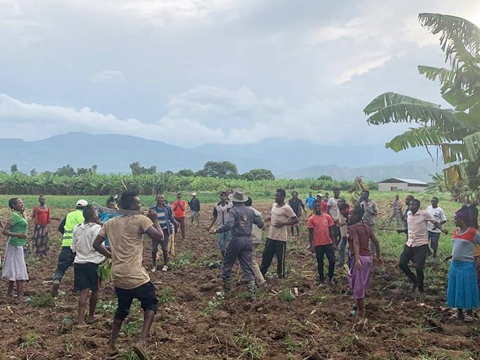 Crews preparing land at Wezeka Farm